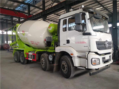 陜汽M3000前四后八10方攪拌車，輕量化底盤，整車不超重，價格便宜