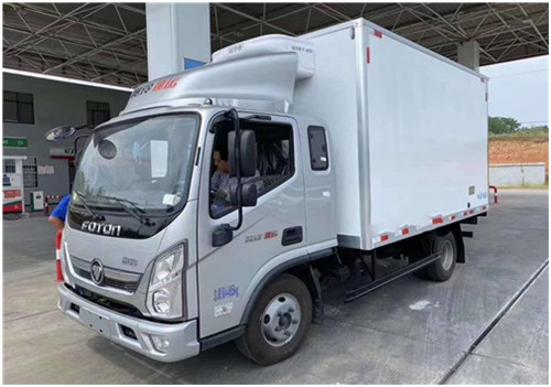國(guó)六福田歐馬可S1、奧鈴速運(yùn)單排及排半冷藏車(chē) 