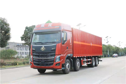 柳汽國六8×4危險品廂式車可出危險品類別  2類氣體、3類液體、7類放射性（全國獨有）、8類腐蝕性、9類雜項、另有2類倉欄式公告正在申報中