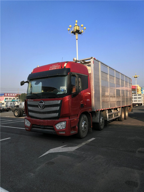 國六歐曼前四后八歐曼畜禽運(yùn)輸車選歐曼，營運(yùn)、環(huán)保齊全，提供整車合格證