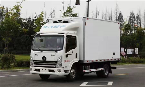 陜汽輕卡徳龍K3000國六130馬力冷藏車，藍(lán)牌不超重，現(xiàn)車多多，歡迎訂購