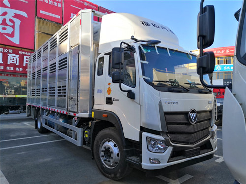 國六福田歐航7.8米畜禽運輸車公告+營運+環(huán)保齊全，提供整車合格證