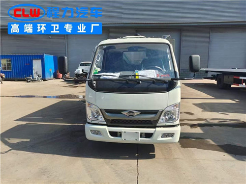 國(guó)六福田小卡2掃路車(chē)，最小國(guó)六柴油掃路車(chē)