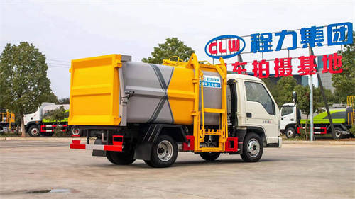 你見過藍牌側(cè)裝壓縮垃圾車嗎？