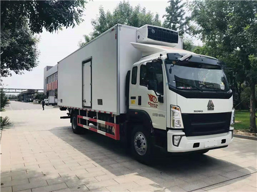 國(guó)五重汽豪沃廂長(zhǎng)6.64米冷藏車(chē)