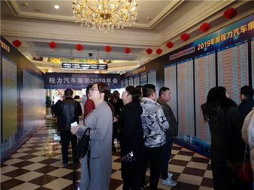 在程力公司銷售100強(qiáng)龍虎榜單中，這對搭檔名列前茅進(jìn)入前三甲，幸福感自豪感洋溢在臉上，情不自禁。請程力家人們，記住這美好的時(shí)刻。 2019年，程力新廠三期工程項(xiàng)目建設(shè)如火如荼。A8、A9車間投入使用，公司投資3000多萬元，與武漢理工大學(xué)聯(lián)合設(shè)計(jì)開發(fā)開平、制罐、灑水車生產(chǎn)線，引用智能化制造技術(shù)，設(shè)計(jì)方案現(xiàn)已完成，智能化制造設(shè)備將陸續(xù)到位。程力自主品牌商用車相繼下線投放市場，受到廣大用戶青睞。商用車完成產(chǎn)值1.76億元、新能源汽車創(chuàng)產(chǎn)值8651萬元。