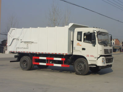 國(guó)四東風(fēng)153對(duì)接式垃圾車(chē)
