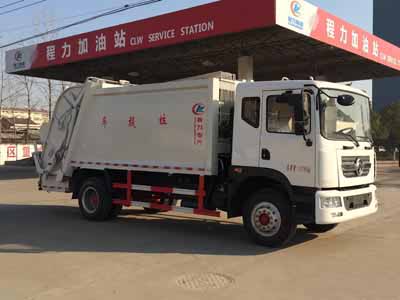國(guó)五東風(fēng)10-14方壓縮式垃圾車 